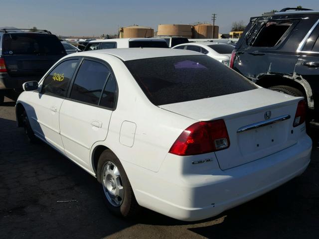 JHMES95613S015339 - 2003 HONDA CIVIC HYBR WHITE photo 3