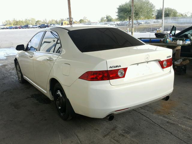 JH4CL96824C044493 - 2004 ACURA TSX WHITE photo 3