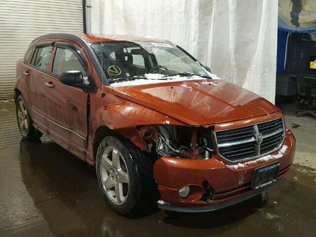 1B3HE78K07D283376 - 2007 DODGE CALIBER R/ ORANGE photo 1