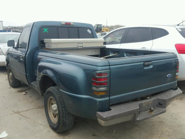 1FTCR10A1VPA97189 - 1997 FORD RANGER GREEN photo 3