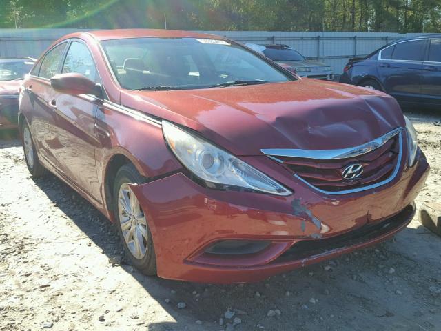 5NPEB4AC4BH130627 - 2011 HYUNDAI SONATA GLS RED photo 1