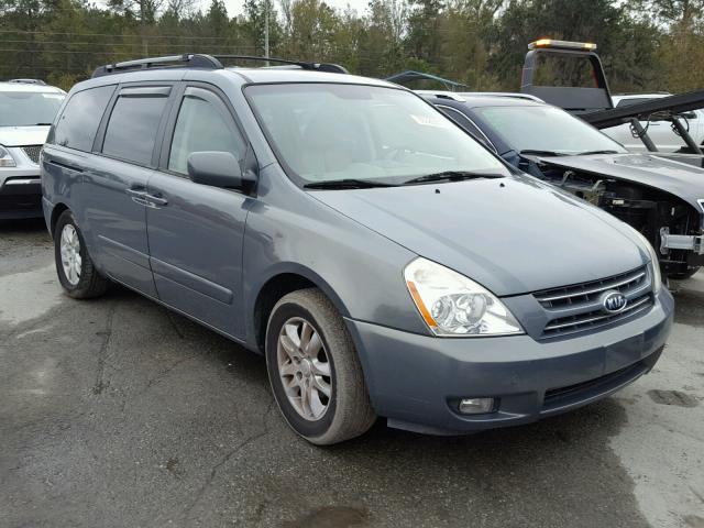 KNDMB233486254123 - 2008 KIA SEDONA EX BLUE photo 1