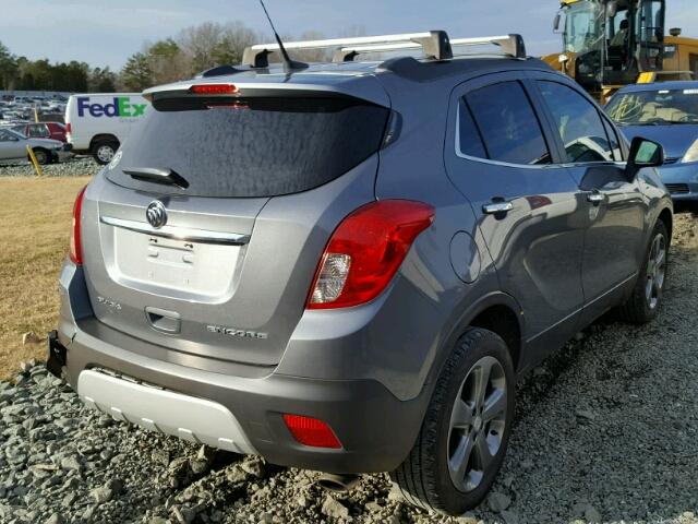 KL4CJBSB3EB777167 - 2014 BUICK ENCORE CON GRAY photo 4