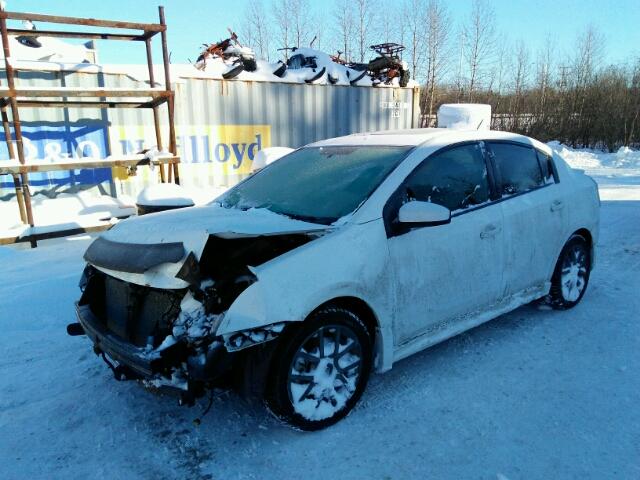 3N1CB6AP8CL782970 - 2012 NISSAN SENTRA SE- WHITE photo 2