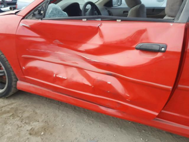 1HGEM21521L041912 - 2001 HONDA CIVIC LX RED photo 9