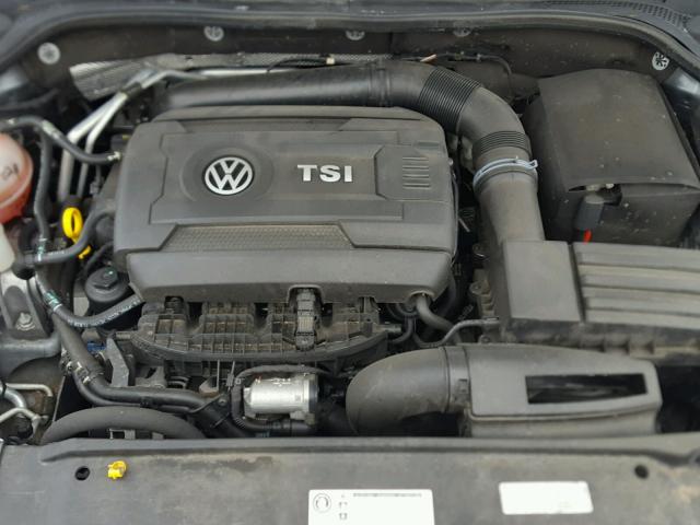 3VWD07AJ2EM268468 - 2014 VOLKSWAGEN JETTA SE GRAY photo 7