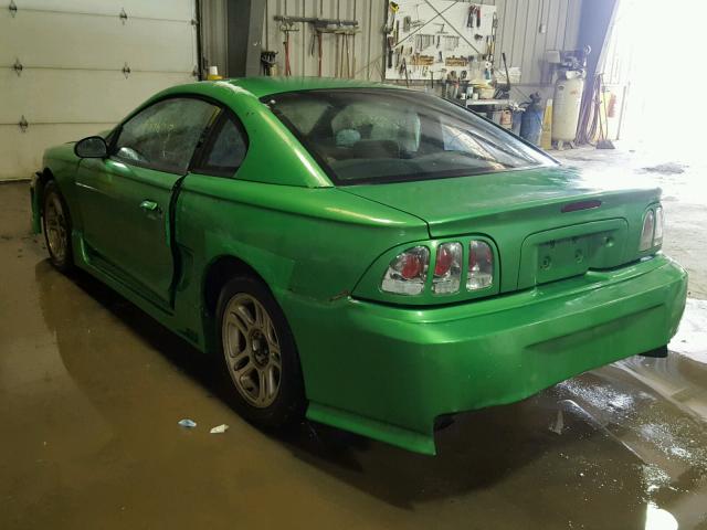 1FALP42X1VF195241 - 1997 FORD MUSTANG GT GREEN photo 3