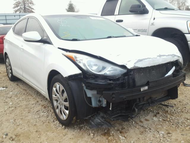 5NPDH4AE9BH040126 - 2011 HYUNDAI ELANTRA GL WHITE photo 1