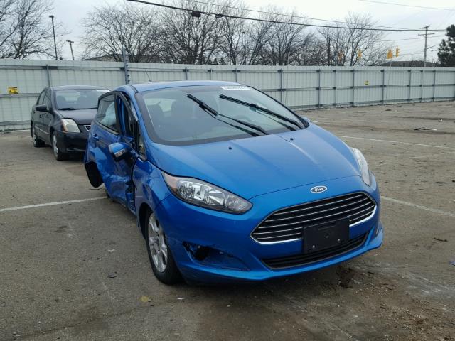 3FADP4EJXFM216343 - 2015 FORD FIESTA SE BLUE photo 1