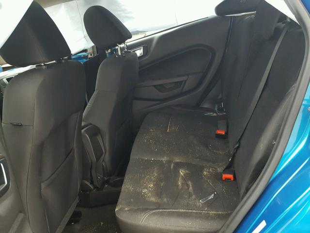 3FADP4EJXFM216343 - 2015 FORD FIESTA SE BLUE photo 6