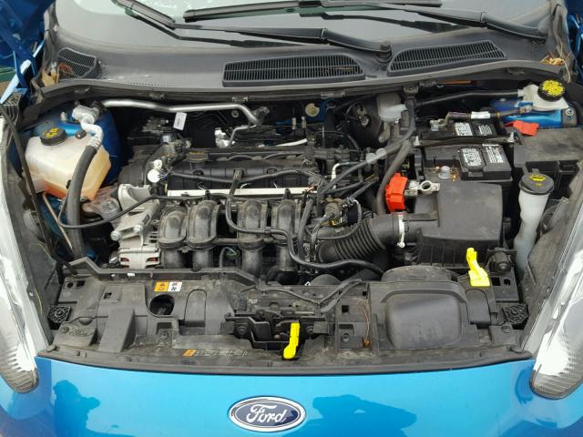 3FADP4EJXFM216343 - 2015 FORD FIESTA SE BLUE photo 7