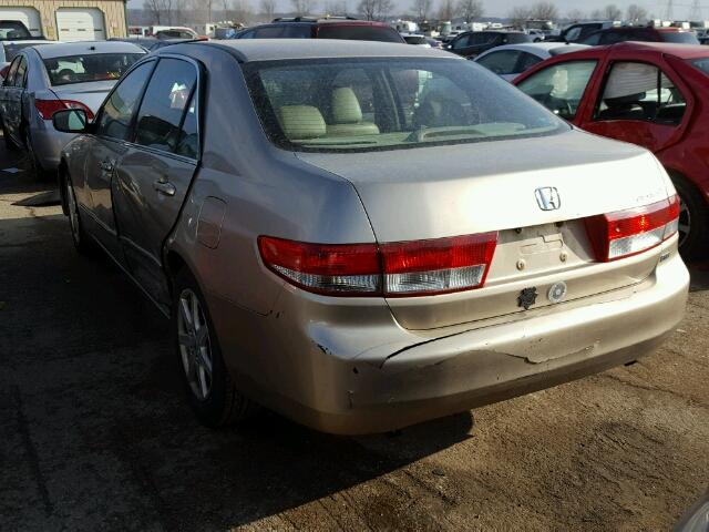 1HGCM66553A050836 - 2003 HONDA ACCORD EX GOLD photo 3