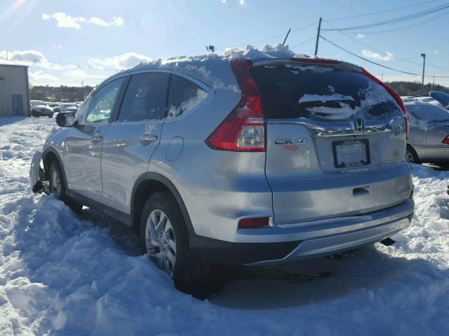 5J6RM4H51FL079201 - 2015 HONDA CR-V EX SILVER photo 3