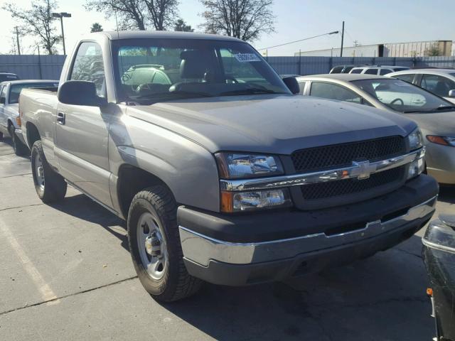 1GCEK14X93Z344892 - 2003 CHEVROLET SILVERADO BEIGE photo 1