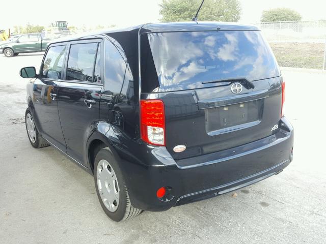 JTLZE4FE1DJ042779 - 2013 TOYOTA SCION XB BLACK photo 3