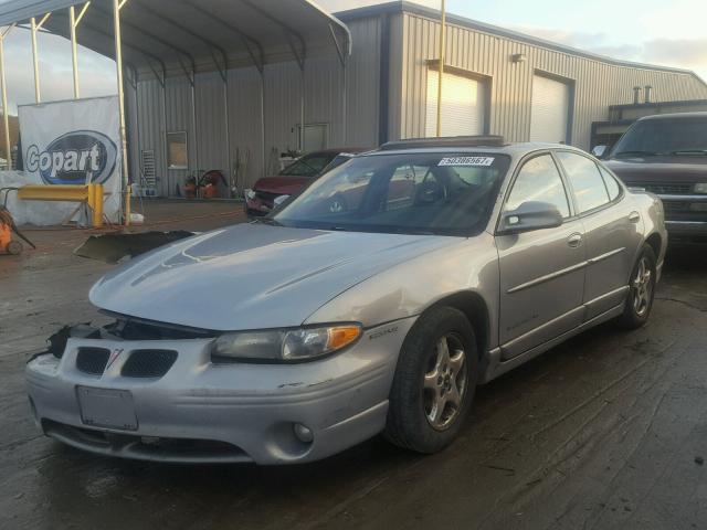 1G2WP52K6XF250601 - 1999 PONTIAC GRAND PRIX SILVER photo 2