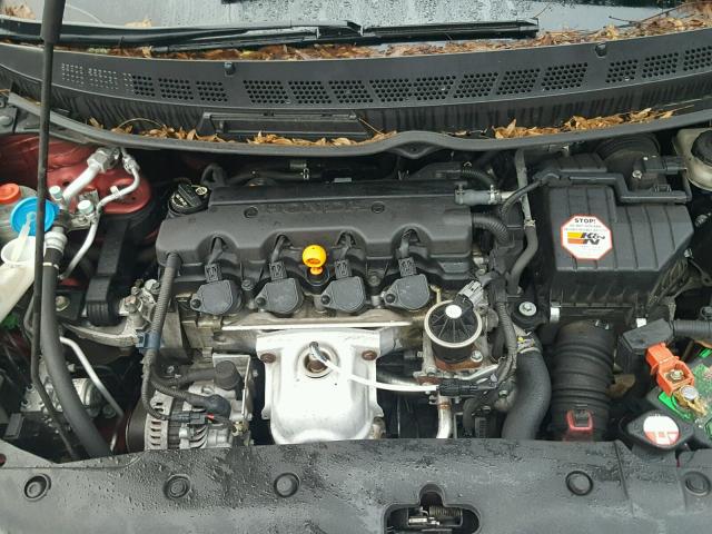 1HGFA16848L020029 - 2008 HONDA CIVIC EX წითელი ფოტო 7