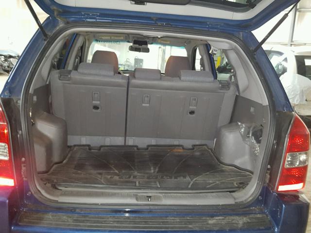 KM8JM12B67U615759 - 2007 HYUNDAI TUCSON GLS BLUE photo 9