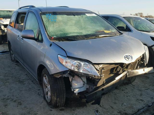 5TDKK3DC4ES482713 - 2014 TOYOTA SIENNA LE SILVER photo 1