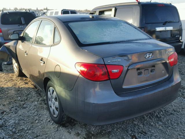 KMHDU46DX8U321437 - 2008 HYUNDAI ELANTRA GL GRAY photo 3