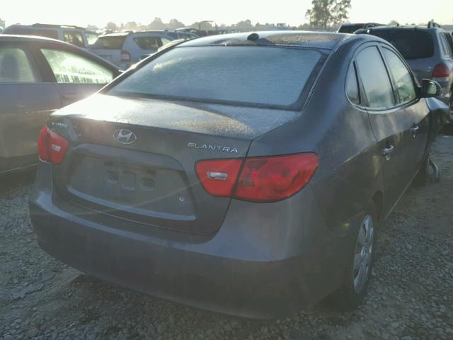 KMHDU46DX8U321437 - 2008 HYUNDAI ELANTRA GL GRAY photo 4