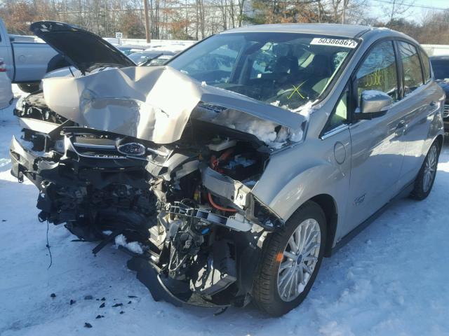 1FADP5CU4GL119743 - 2016 FORD C-MAX PREM GRAY photo 2