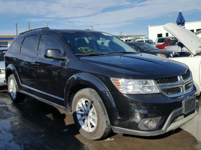 3C4PDCBG7DT716112 - 2013 DODGE JOURNEY SX BLACK photo 1