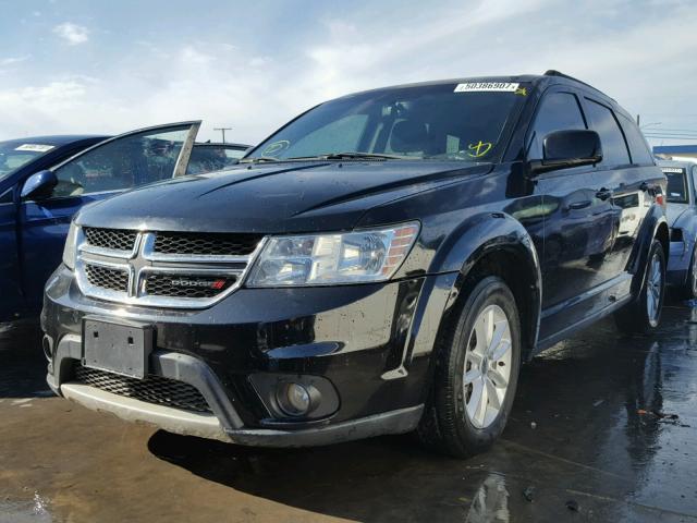 3C4PDCBG7DT716112 - 2013 DODGE JOURNEY SX BLACK photo 2