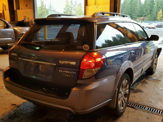 4S4BP86C784359270 - 2008 SUBARU OUTBACK 3. BLUE photo 4