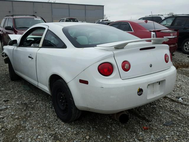 1G1AK12F957587828 - 2005 CHEVROLET COBALT WHITE photo 3