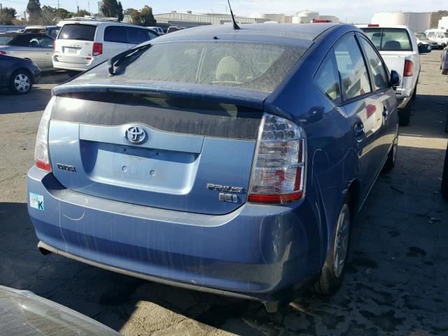 JTDKB20U563159136 - 2006 TOYOTA PRIUS BLUE photo 4