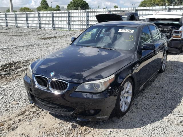 WBANB33525CN64552 - 2005 BMW 545 I BLACK photo 2