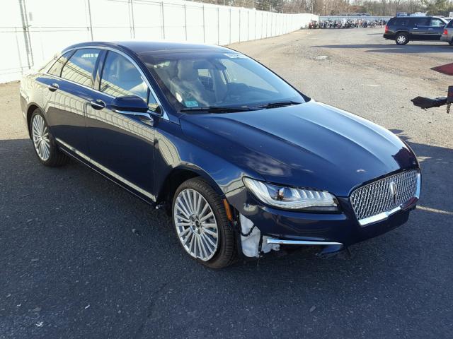 3LN6L5FC1HR631301 - 2017 LINCOLN MKZ RESERV BLUE photo 1