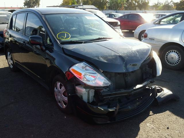 3N1BC13E47L440154 - 2007 NISSAN VERSA S BLACK photo 1