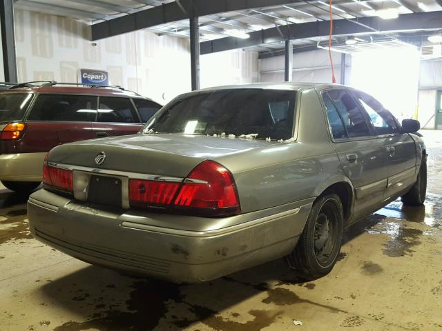 2MEFM74W72X619221 - 2002 MERCURY GRAND MARQ GRAY photo 4