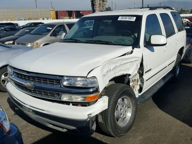 1GNEC13T41R204510 - 2001 CHEVROLET TAHOE C150 WHITE photo 2