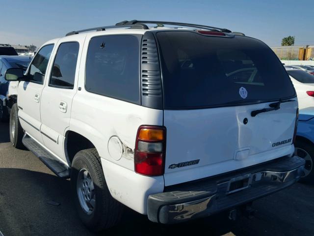 1GNEC13T41R204510 - 2001 CHEVROLET TAHOE C150 WHITE photo 3