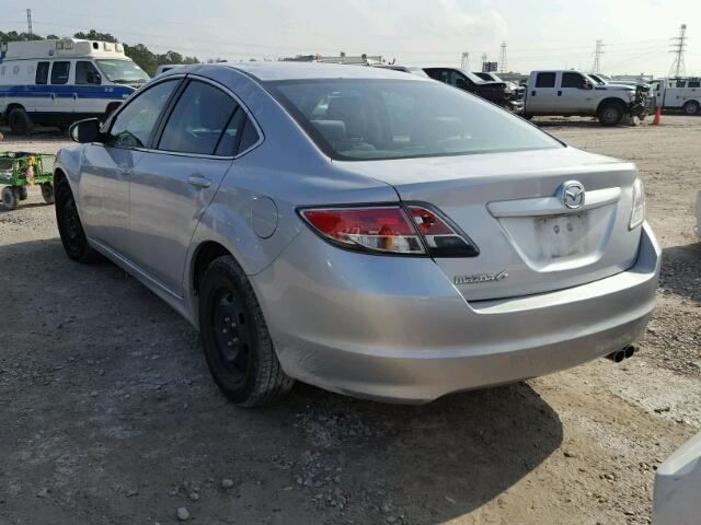 1YVHZ8BHXB5M29768 - 2011 MAZDA 6 I SILVER photo 3