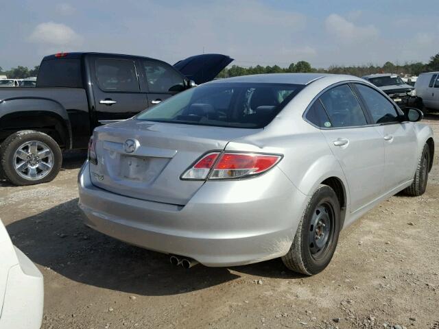 1YVHZ8BHXB5M29768 - 2011 MAZDA 6 I SILVER photo 4