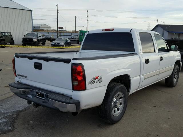 2GCEK13V361267126 - 2006 CHEVROLET SILVERADO WHITE photo 4