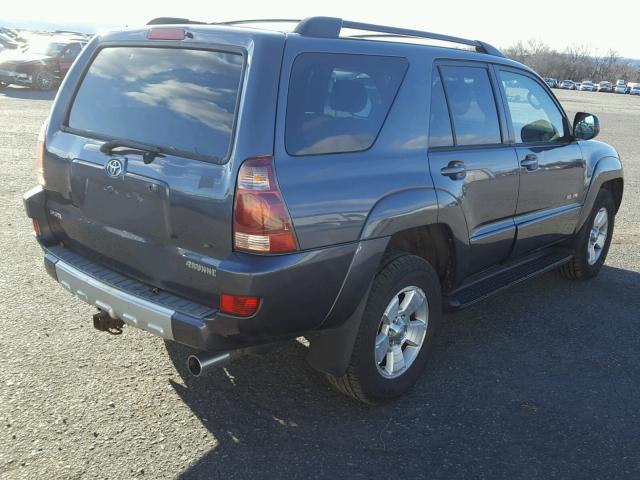 JTEBU14R240054977 - 2004 TOYOTA 4RUNNER SR GRAY photo 4