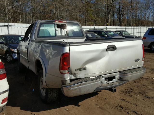 1FTRF18293NB14989 - 2003 FORD F150 SILVER photo 3