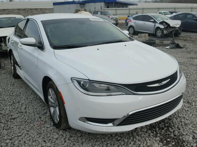 1C3CCCAB1GN166390 - 2016 CHRYSLER 200 LIMITE WHITE photo 1