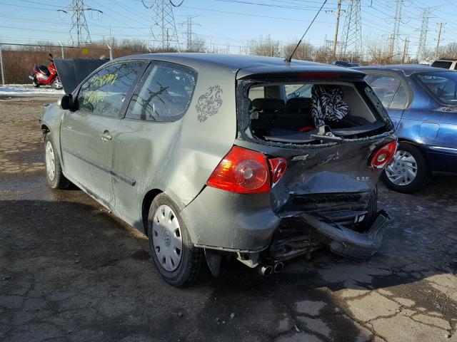 WVWBR71K07W184029 - 2007 VOLKSWAGEN RABBIT GRAY photo 3