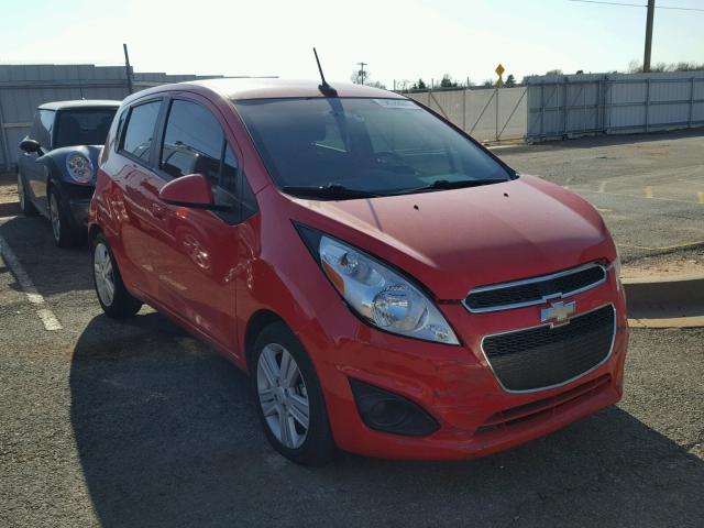 KL8CD6S92EC438386 - 2014 CHEVROLET SPARK 1LT RED photo 1