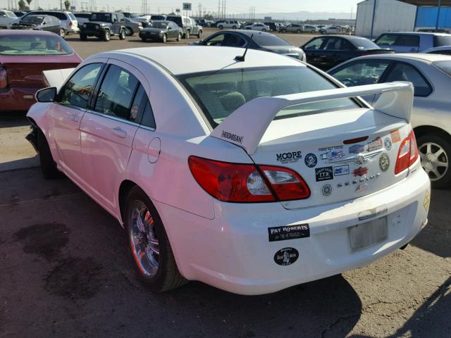 1C3LC56J68N269396 - 2008 CHRYSLER SEBRING TO WHITE photo 3