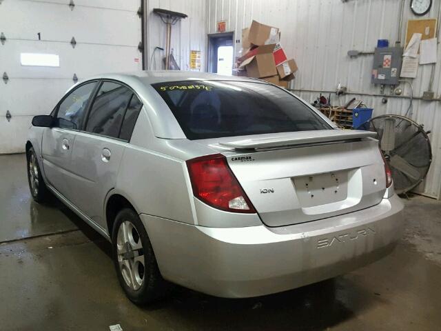 1G8AL52F54Z174054 - 2004 SATURN ION LEVEL SILVER photo 3