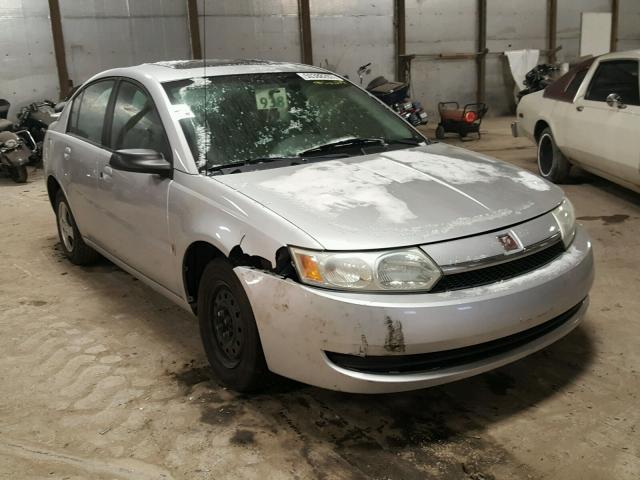 1G8AJ52F23Z142456 - 2003 SATURN ION LEVEL SILVER photo 1