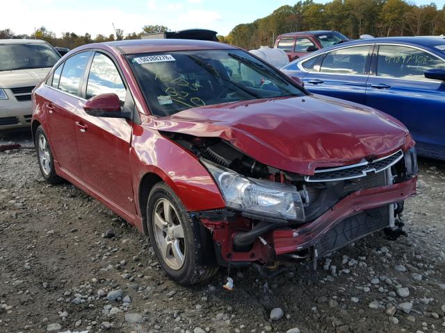 1G1PC5SB4D7212942 - 2013 CHEVROLET CRUZE LT RED photo 1