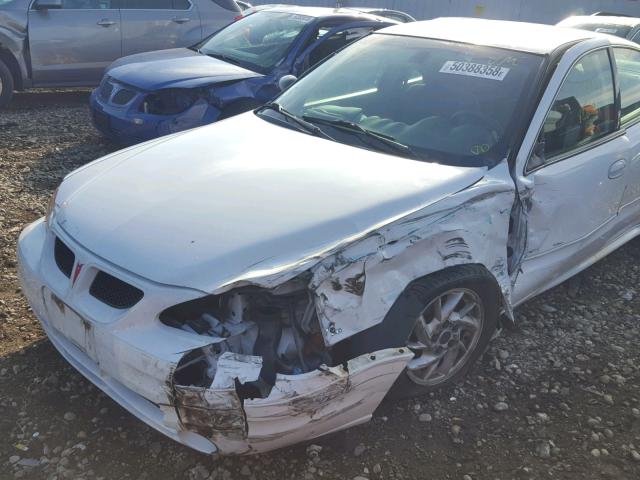 1G2NF52E13M717177 - 2003 PONTIAC GRAND AM S WHITE photo 10